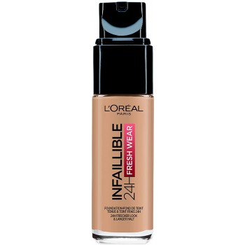 L'Oréal Paris Make-up designer 24H Fresh Wear Base de Maquillaje de Larga Duración , Tono 200 Sable Doré- 30 ml