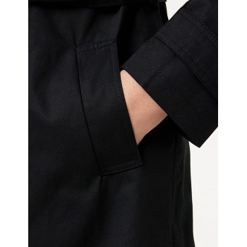 Marca Amazon - find. Gabardina Corta Estilo Trench para Mujer