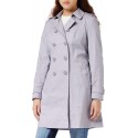 Marca Amazon - find. Gabardina Corta Estilo Trench para Mujer