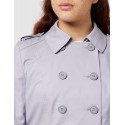 Marca Amazon - find. Gabardina Corta Estilo Trench para Mujer