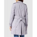 Marca Amazon - find. Gabardina Corta Estilo Trench para Mujer