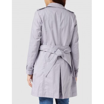 Marca Amazon - find. Gabardina Corta Estilo Trench para Mujer