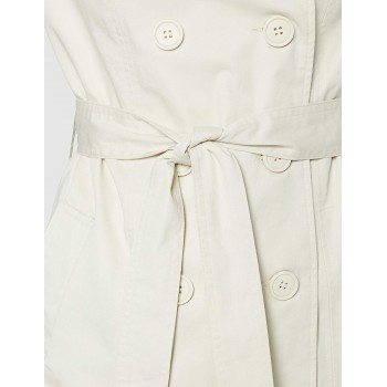 Marca Amazon - find. Gabardina Corta Estilo Trench para Mujer