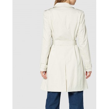 Marca Amazon - find. Gabardina Corta Estilo Trench para Mujer