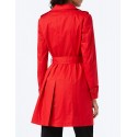 Marca Amazon - find. Gabardina Corta Estilo Trench para Mujer