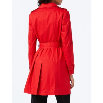 Marca Amazon - find. Gabardina Corta Estilo Trench para Mujer