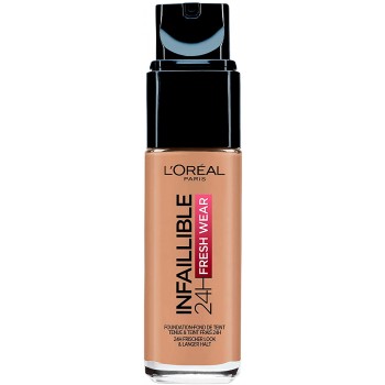 L'Oréal Paris Make-up designer 24H Fresh Wear Base de Maquillaje de Larga Duración , Tono 200 Sable Doré- 30 ml