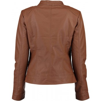 Only Bandit PU Biker Chaqueta para Mujer