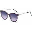 SOJOS Lentes De Sol Para Mujer Hombre Marco Plastico Redondo Retro Con Taches DOLPHIN SJ2068