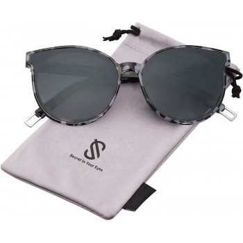 SOJOS gafas de sol redondas de moda para mujeres hombres de gran tamaño vintage sombras SJ2057