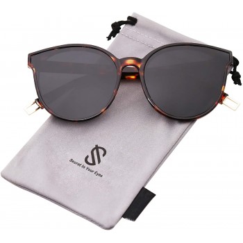 SOJOS gafas de sol redondas de moda para mujeres hombres de gran tamaño vintage sombras SJ2057