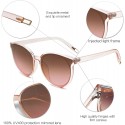 SOJOS gafas de sol redondas de moda para mujeres hombres de gran tamaño vintage sombras SJ2057