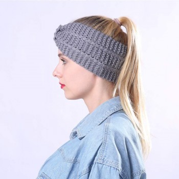 DRESHOW 4 Piezas Diadema Mujer Invierno Diadema Cabeza Anchas Cabello Turbante Banda Accesorio Pelo para Mujer