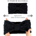 DRESHOW 4 Piezas Diadema Mujer Invierno Diadema Cabeza Anchas Cabello Turbante Banda Accesorio Pelo para Mujer