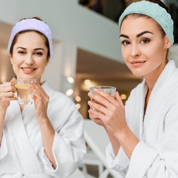 3 Diademas Faciales de Spa para Maquillaje y Lavar Cara Banda Facial de Cabeza para Spa Yoga Ducha Envoltura Elástica para Cabe