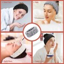 3 Diademas Faciales de Spa para Maquillaje y Lavar Cara Banda Facial de Cabeza para Spa Yoga Ducha Envoltura Elástica para Cabe