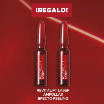 L'Oréal Paris Revitalift Láser Ampollas Efecto Peeling, Para 7 Días, Con Ácido Glicólico, 7 Unidades, 1,3 ml