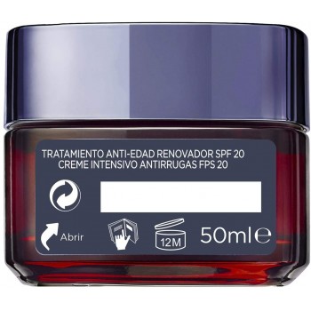 L'Oréal Paris Revitalift Láser Set de Crema de Día y Crema de Noche Anti-Edad, Triple Acción y Antiarrugas, 50 ml cada una