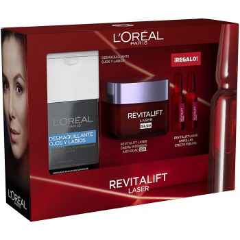 L'Oréal Paris Crema de Día Anti-Edad Intensiva Revitalift Láser, Con Pro- Xylane Concrentrado, Corrige arrugas, retexturiza l