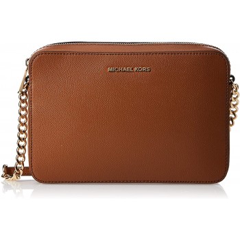 Michael Kors Jet Set Travel, Bolsa de Noche para Mujer, Naranja, 6x16x24 cm (W x H x L)