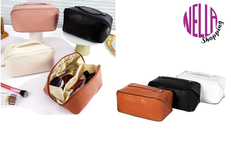 Portable Makeup Bag for organizing makeup and traveling in style