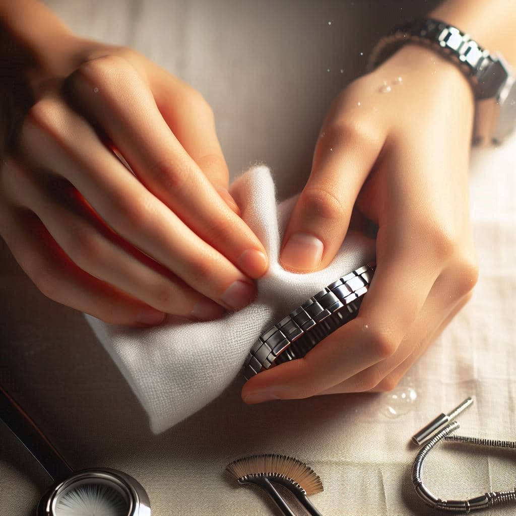 Care and cleaning of stainless steel bracelet